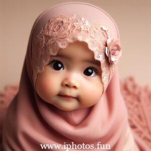 Islamic baby girl image in hijab | Baby Girl Outfit