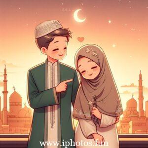 husband wife love pic islamic