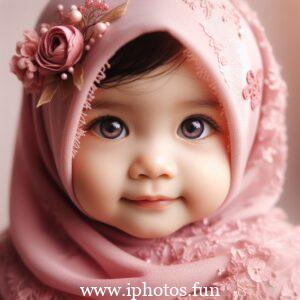 Islamic baby girl image in hijab | Baby Girl Outfit