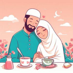 husband wife love pic islamic