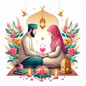 husband wife love pic islamic