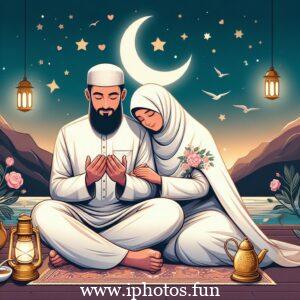 husband wife love pic islamic