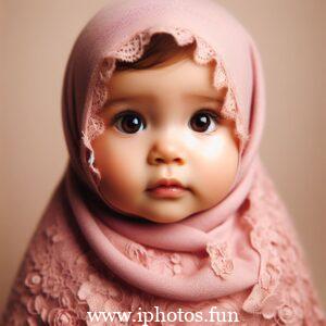 Islamic baby girl image in hijab | Baby Girl Outfit