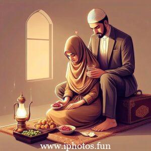 husband wife love pic islamic