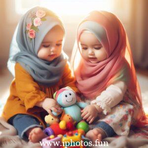 Islamic baby girl image in hijab | Baby Girl Outfit