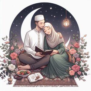 husband wife love pic islamic