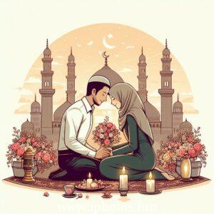 husband wife love pic islamic