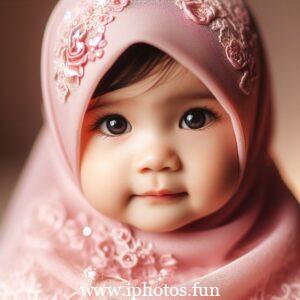 Islamic baby girl image in hijab | Baby Girl Outfit