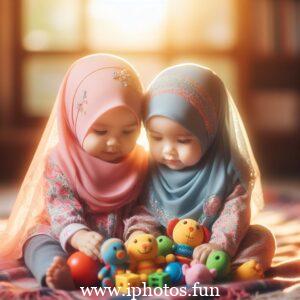 Islamic baby girl image in hijab | Baby Girl Outfit