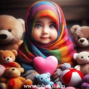 Islamic baby girl image in hijab | Baby Girl Outfit