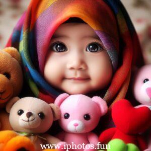 Islamic baby girl image in hijab | Baby Girl Outfit