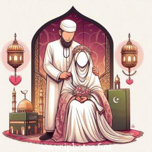 husband wife love pic islamic