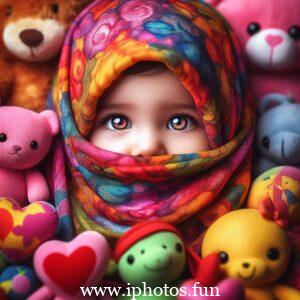 Islamic baby girl image in hijab | Baby Girl Outfit